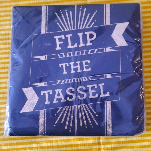 Graduation Beverage Napkins - Picture 3 of 3